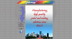 Desktop Screenshot of gateway-paint.com